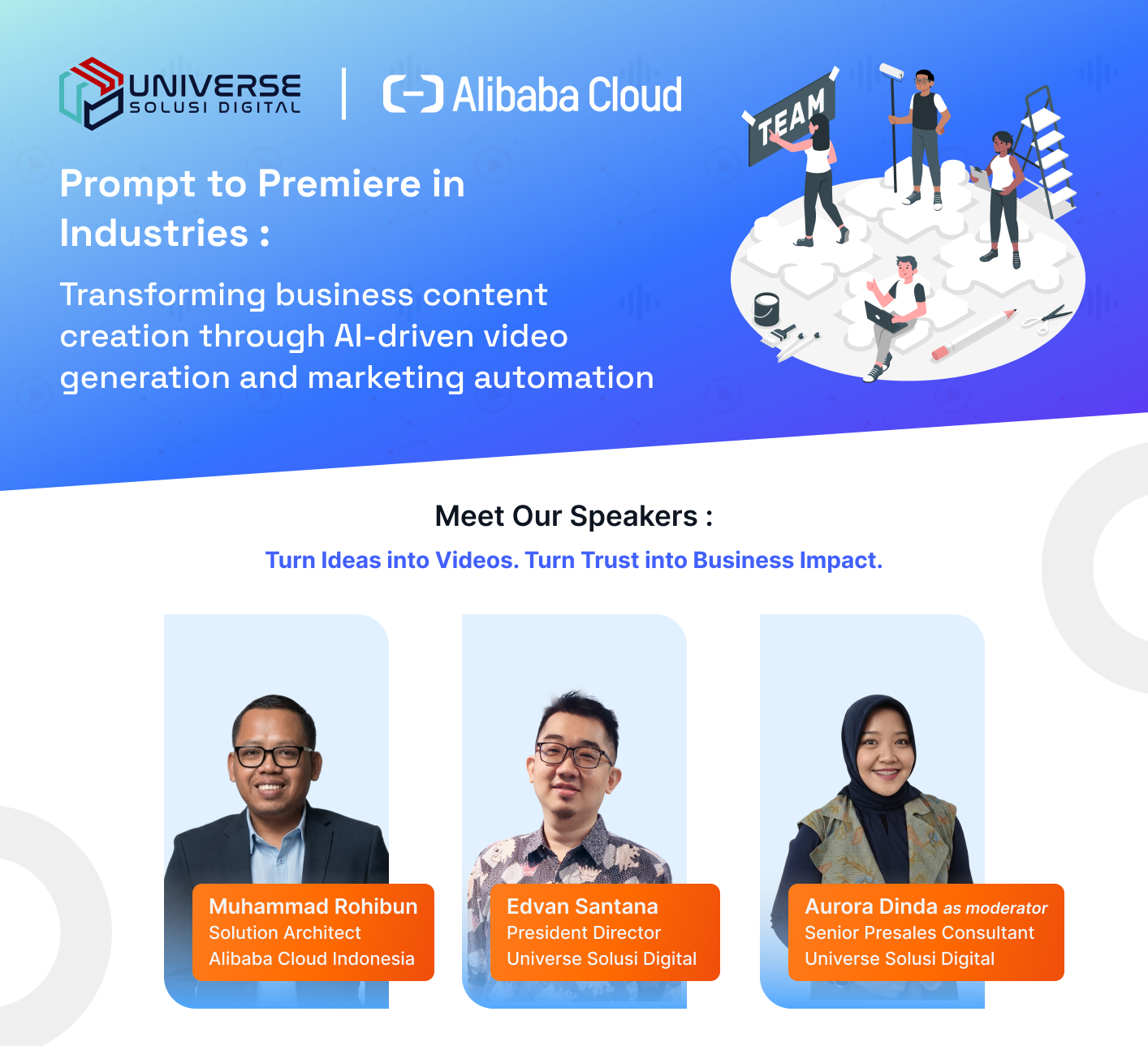 Prompt to Premiere  event poster